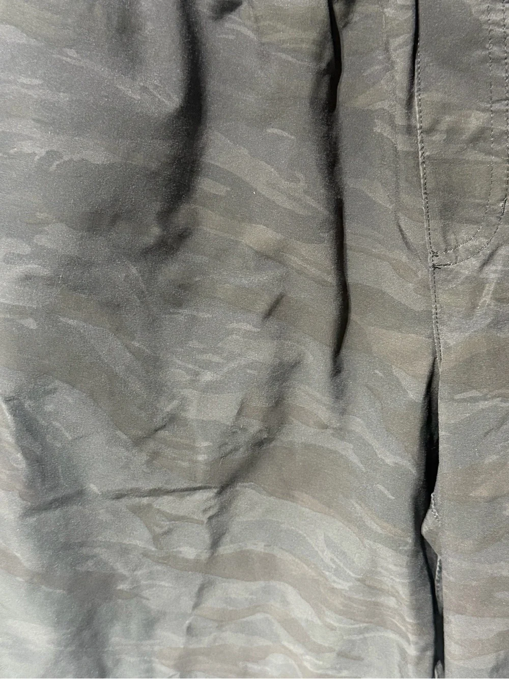Chubbies Shorts Men's Size Large Elastic Waist Green Camouflage Lined 7